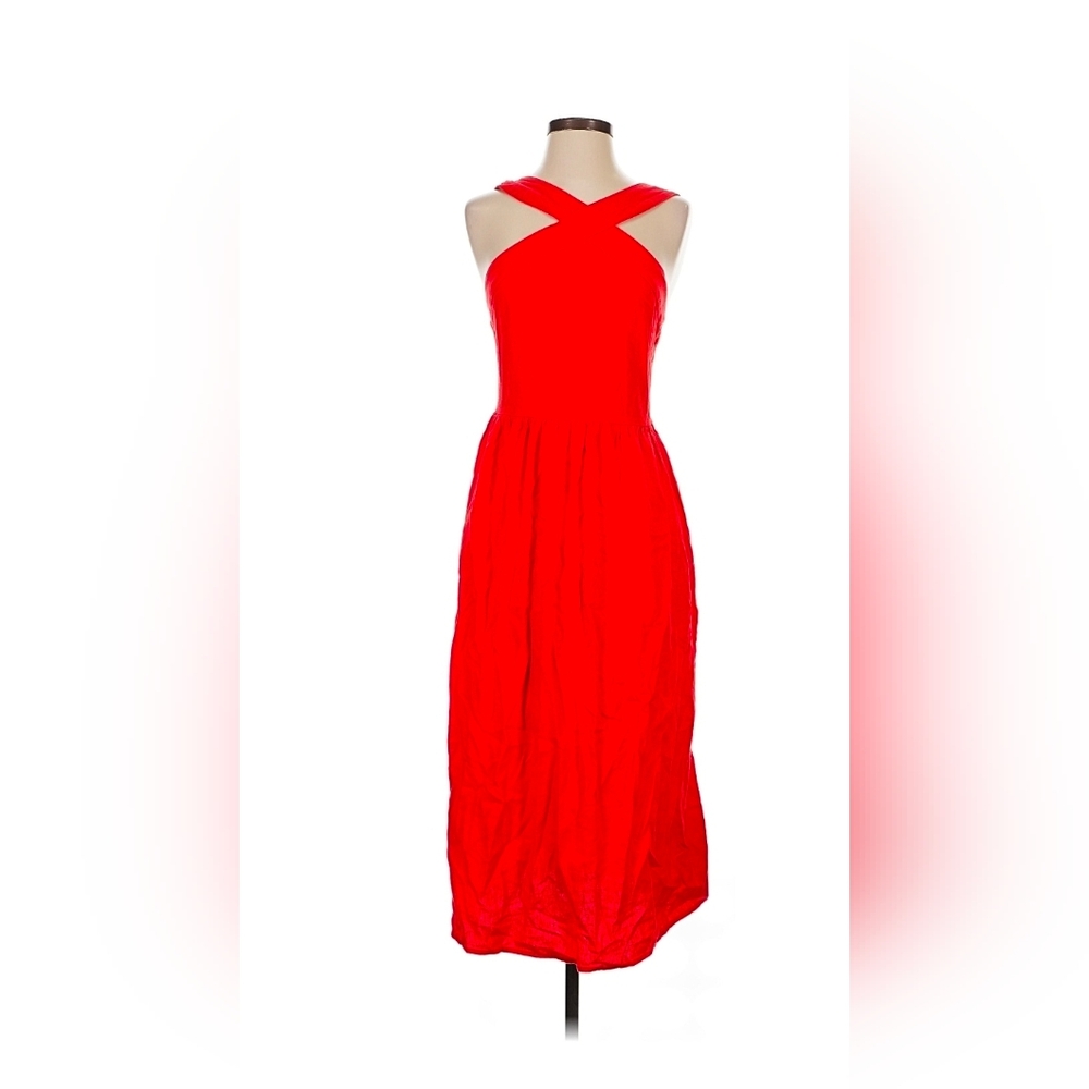 a new day Vibrant Red Strapless Dress